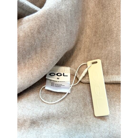 OGL CashSoftOversized Scarf Jacket in Heather Oatmeal M NWT - Picture 4 of 5